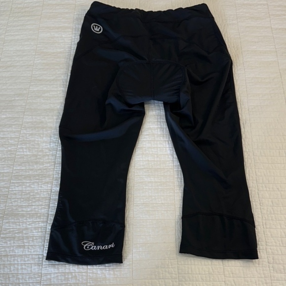 Canari Gel Padded Large Black Cycling Knickers Black  Like New